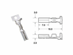 Cosse femelle série 090 SMTO BIHR Ø0,85mm²/1,25mm² - 50pcs
