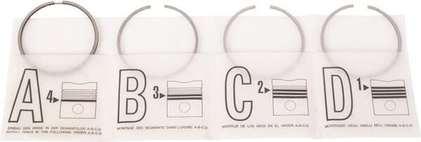 Pièces agricoles - Moteurs pièce origine - Piston ring kit, std