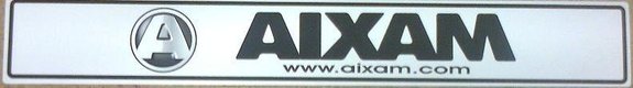 "AUTOCOLLANT ""AIXAM"" N/M paquet 10" ARRIERE AVANT