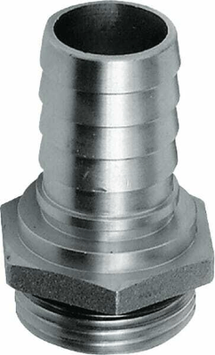 Pièces agricoles - Outils atelier - Embout de tuyau V2A 19mm 3/4"