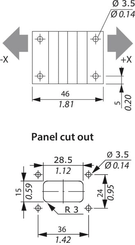 Pièces agricoles - Electricité - Joystick 25-75 % Vdc (R5k)