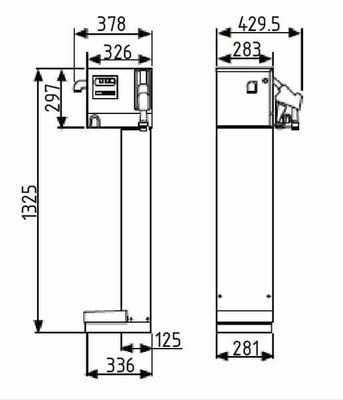 Pièces agricoles - Outils atelier - Pompe à gasoil Cube 90