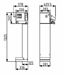Pièces agricoles - Outils atelier - Pompe à gasoil Cube 90