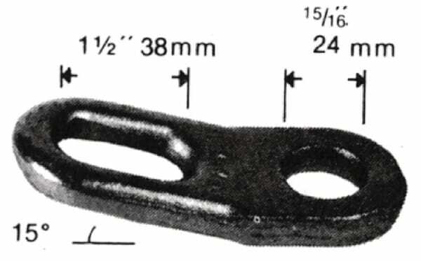 Pièces agricoles - Tracteur pièce adaptable - Plaque de stabilisateur