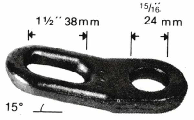 Pièces agricoles - Tracteur pièce adaptable - Plaque de stabilisateur
