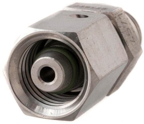 Pièces agricoles - Hydraulique - Raccord tournant M/F 6L x 1/8" BSP WD SS