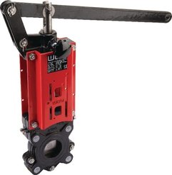 Pièces agricoles - Hydraulique - Vanne guillotine+levier DN 65