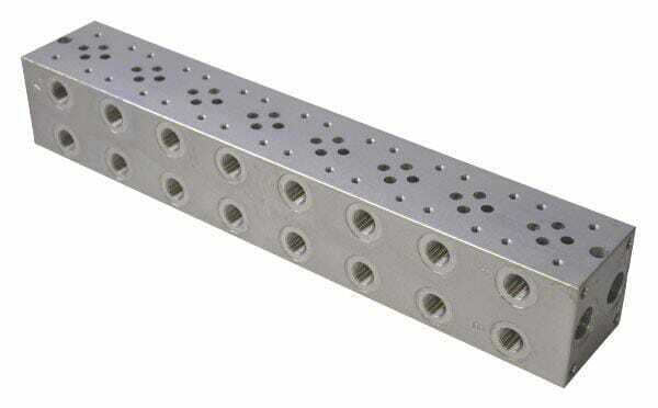 Pièces agricoles - Hydraulique - Base MRA3-8-G-Z NG6 ALU