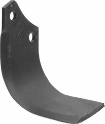 Pièces agricoles - Machines - Lame de fraise courbée droite