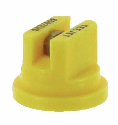 Pièces agricoles - Pièce Pulvérisateur - Buse de bordure TP 80° 02 jaune acier inoxydable TeeJet