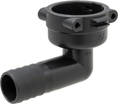 Pièces agricoles - Pièce Pulvérisateur - Raccord à fourche, femelle 90° AF3, embout de tuyau 20 mm
