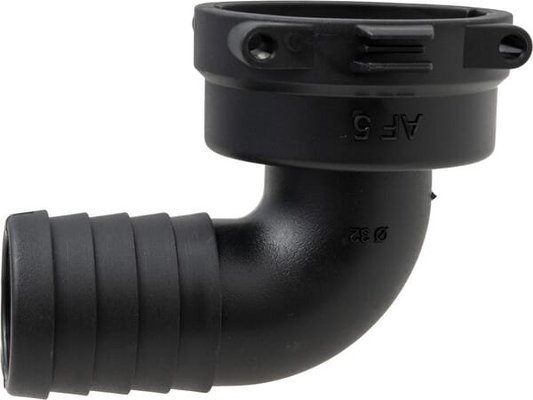 Pièces agricoles - Pièce Pulvérisateur - Raccord à fourche, femelle 90° AF5, embout de tuyau 32 mm