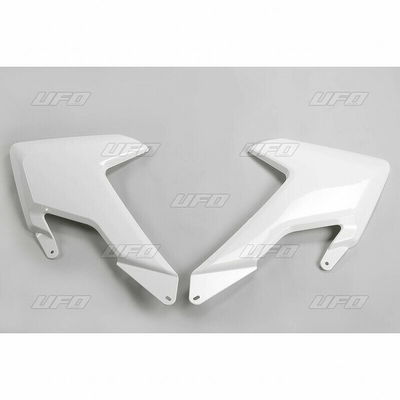 Pièces Quad & Motos - Plastiques - Ouïes de radiateur UFO blanc Husqvarna FC