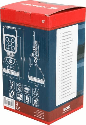Pièces agricoles - Eclairage - Phare de travail LED rechargeable 15W 900lm poignée + interrupteur