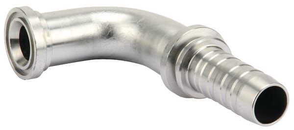 Pièces agricoles - Hydraulique - Racc. à sertir DN32+50,8 bride 90°
