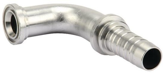 Pièces agricoles - Hydraulique - Racc. à sertir DN32+50,8 bride 90°