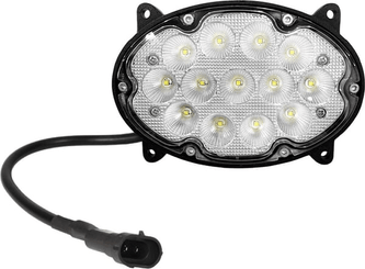 Pièces agricoles - Eclairage - Phare de travail LED, 39 W, 3500 lm, ovale, 10/30 V, 138x93x69 mm, faisceau large, 13 LED, Kramp