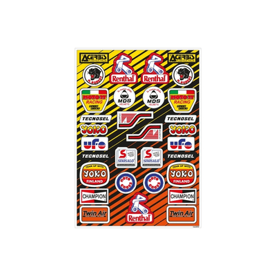 Pièces Quad & Motos - Equipement véhicule - Planche stickers TECNOSEL Vintage PVC
