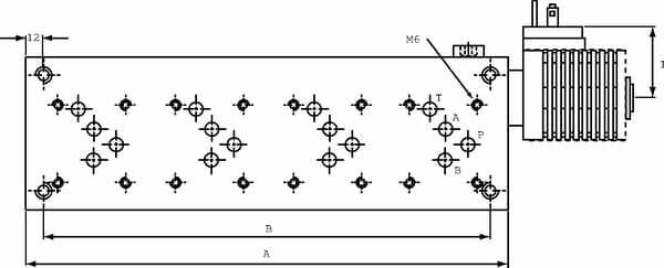 Pièces agricoles - Hydraulique - Plaque de base NG10
