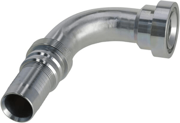 Pièces agricoles - Hydraulique - Raccord à sertir 4SH-DN32 bride Ø 54,0 mm 90°