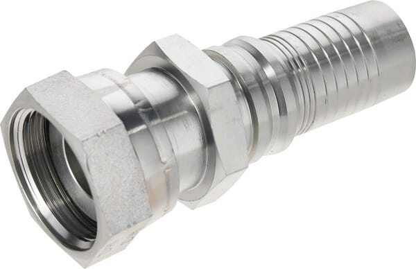 Pièces agricoles - Hydraulique - Raccord à sertir 4SH-DN20 avec bride ø38,1 mm