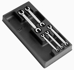 Outils - Outils divers - Jeu de clés à écrou évasé à bride, 5 pièces