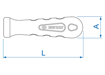 Outils - Outils divers - Manche pour limes L:12cm