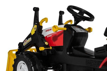 Loisirs - Jouets - Tracteur à pédale, Steyr 6300 TERRUS CVT avec chargeur frontal