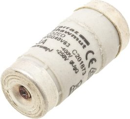 Pièces agricoles - Electricité - Fusible 400V 63A longueur 36mm