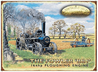 Objets publicitaires - Objets publicitaires divers - Plq. Fowler - The steam plough