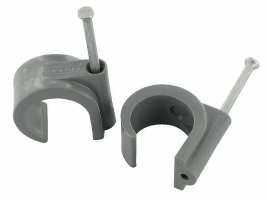 Pièces agricoles - Electricité - Clou Klipp 19/22 gris