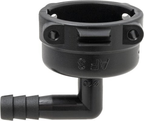 Pièces agricoles - Pièce Pulvérisateur - Raccord à fourche, femelle 90° AF3, embout de tuyau 10 mm