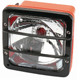 Phare avant orange 140x140mm