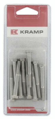 Pièces agricoles - Fasteners - Boulon inox M6 x 50mm, A2 (10)