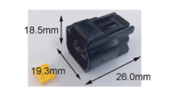 Pièces Quad & Motos - Outillage - Connectique électrique femelle étanche TOURMAX type 090 (FRW)