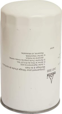 Pièces agricoles - TP pièce origine - Filtre à huile fileté