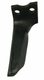 Dent de herse rotative. droite