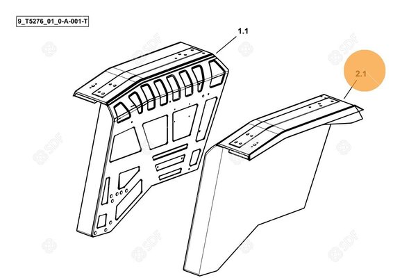 Pièces agricoles - Cabine et structure - AILE