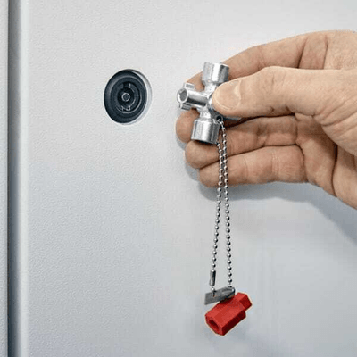 Outils - Outils divers - Cle pour armoires de manoeuvre