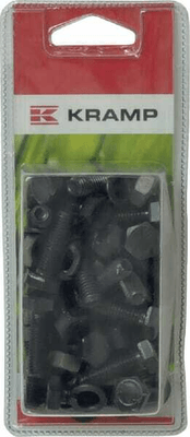 Pièces agricoles - Fasteners - Écrou et boulon M8 x 25 mm, 8,8 (25)