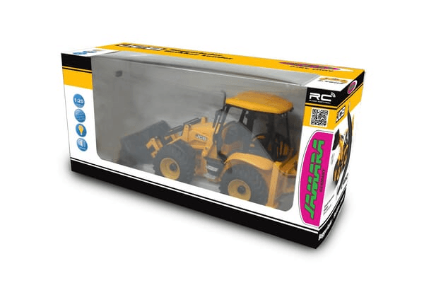 Loisirs - Jouets - Chargeuse-pelleteuse JCB 1:20 2,4 GHz