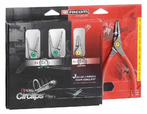 Outils - Outils divers - Pinces pour circlips bec droit 4pcs