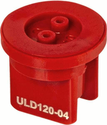 Pièces agricoles - Pièce Pulvérisateur - Buse à jet plat ULD 120° 04 rouge plastique Hypro