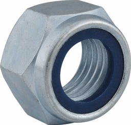 Pièces agricoles - Fasteners - Ecrou hexagonal autobloquant à bague nylon DIN985 M10x1.50 Kramp