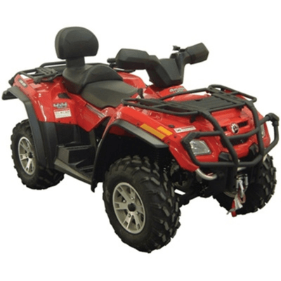 Pièces Quad & Motos - Plastiques - Kit d'extension d'ailes DIRECTION 2 noir Can-Am Outlander 400 Max