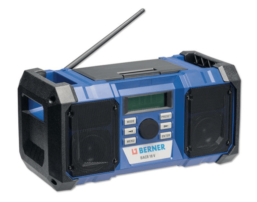 Electricité de bâtiment - Installation électrique - Radio sans fil BACR 18 V DAB+, avec prise secteur (par 1)