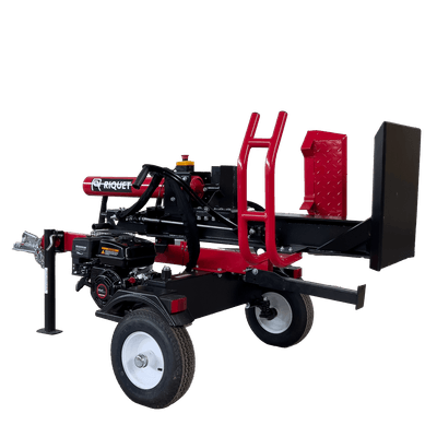 Materiels - Fendeuse à bois - Fendeuse verticale 22 Tonnes sur remorque avec Moteur 6,5cv