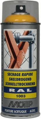 Chimie - Chimie divers - RAL 1003 spray acr. jaune sécu