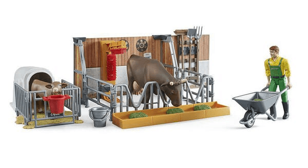 Loisirs - Jouets - Étable pour vaches et veaux bworld