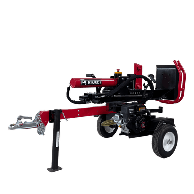 Materiels - Fendeuse à bois - Fendeuse verticale 22 Tonnes sur remorque avec Moteur 6,5cv